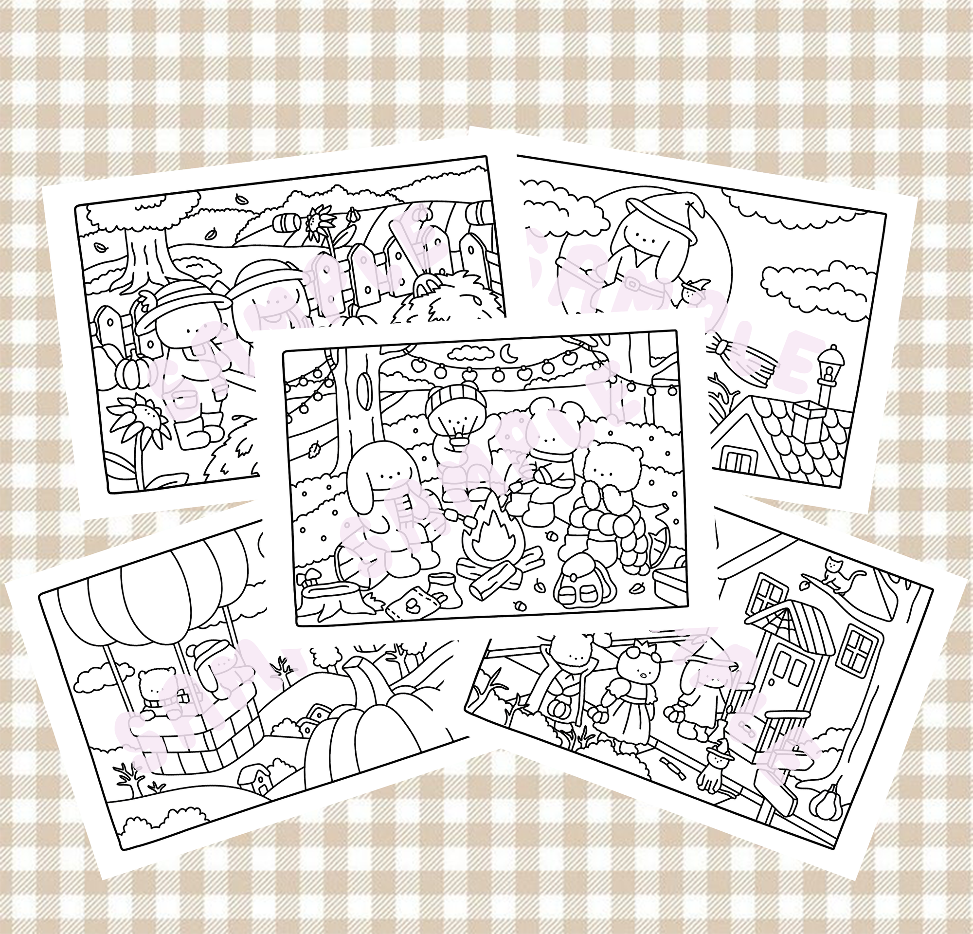 Bowy's Autumn Activities Digital Download (5 Pages)