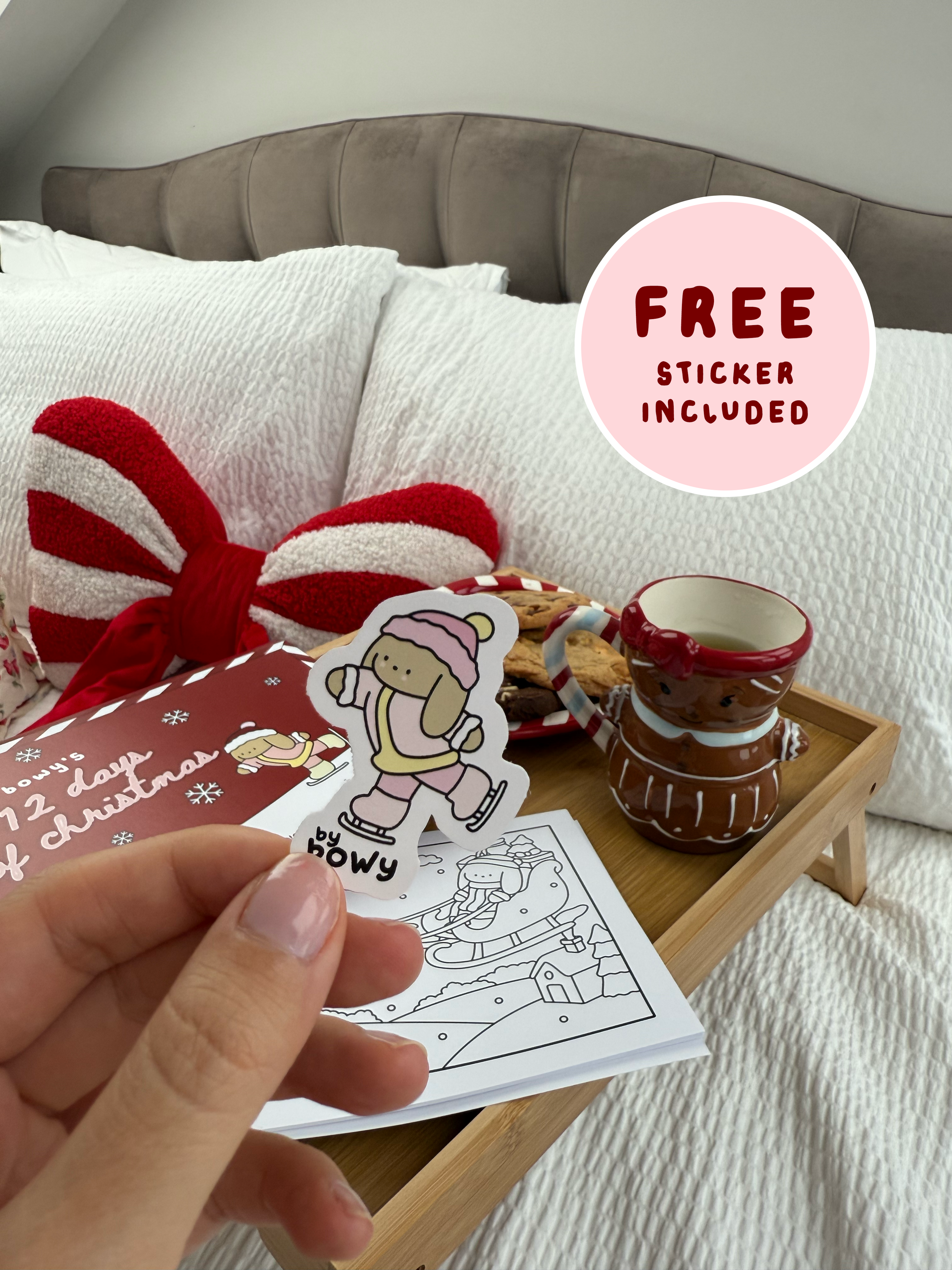 Bowy's 12 Days of Chritsmas Colouring Sheets