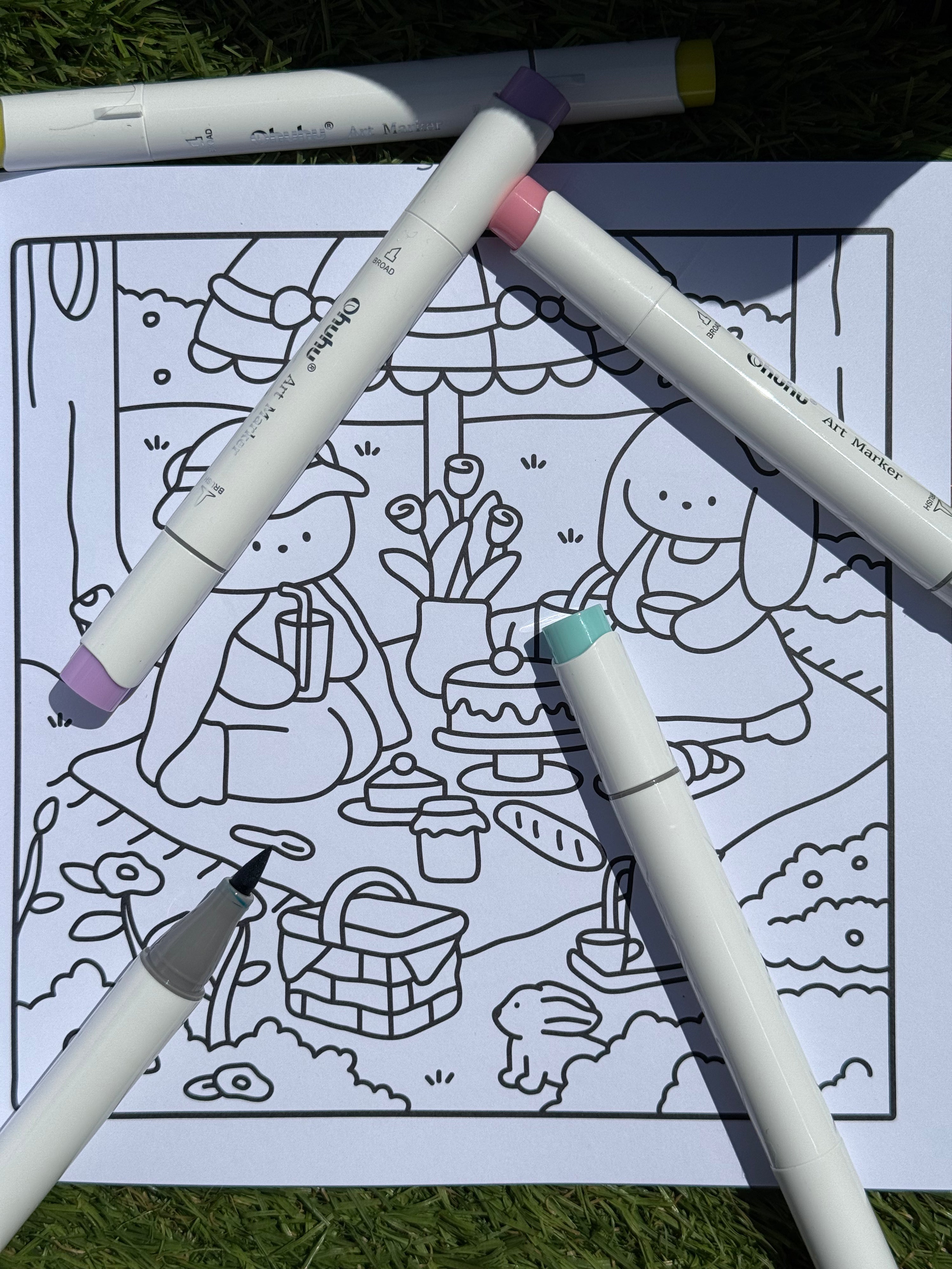 By Bowy First Edition Perfect Bound Colouring Book