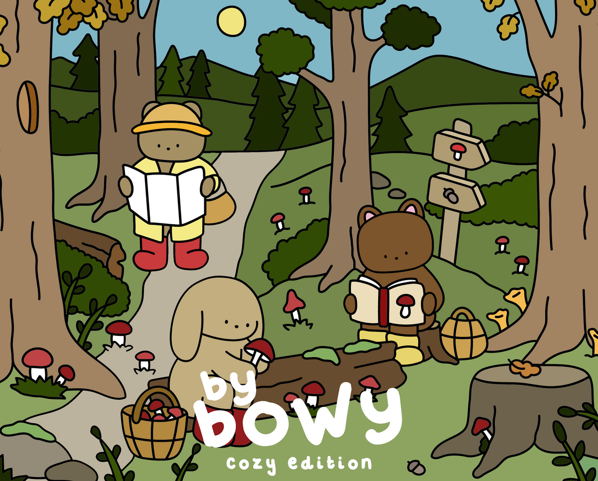 Digital Download By Bowy Cozy Edition Colouring Book (20 pages)