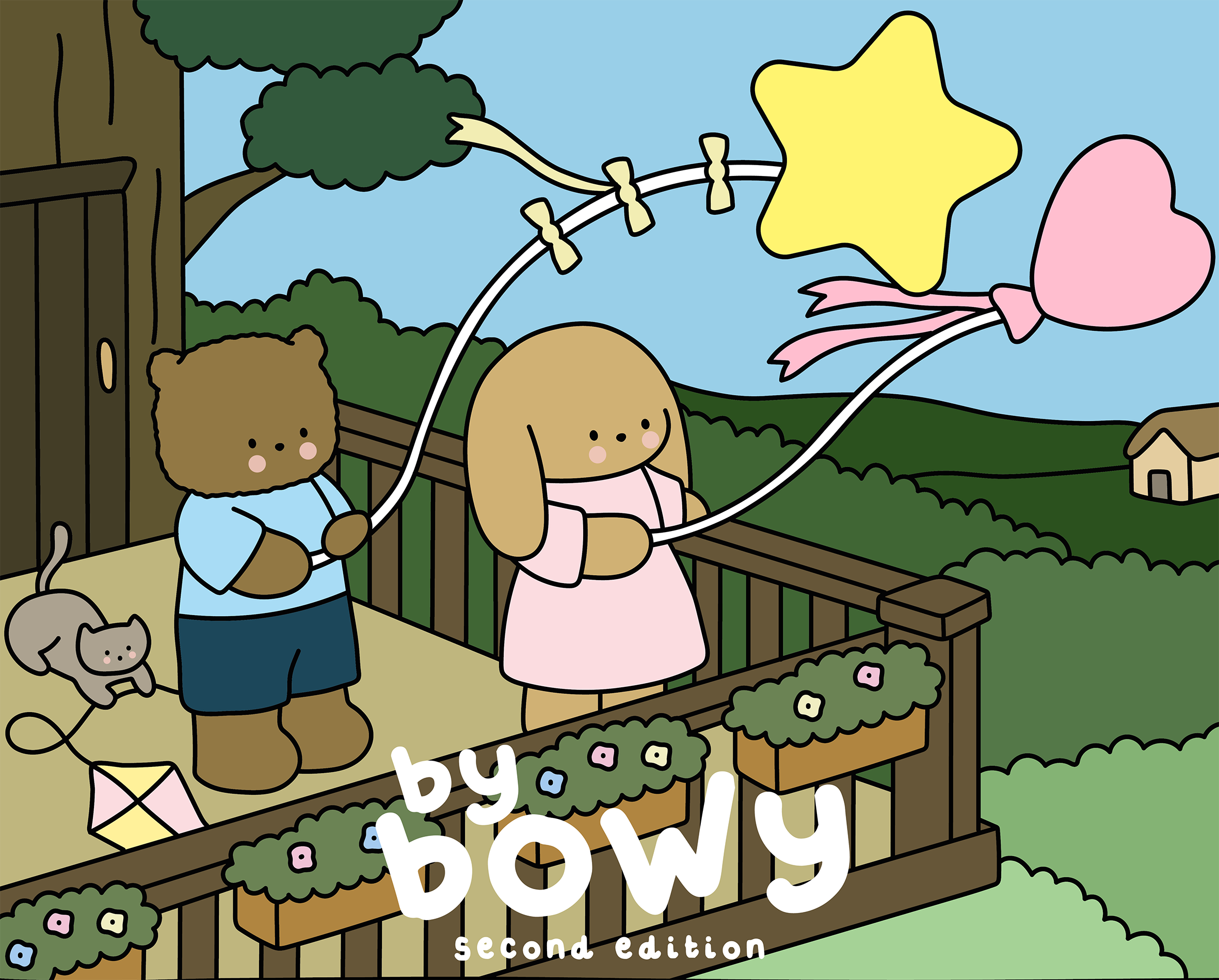 Digital Download By Bowy Second Edition Colouring Book (20 pages)