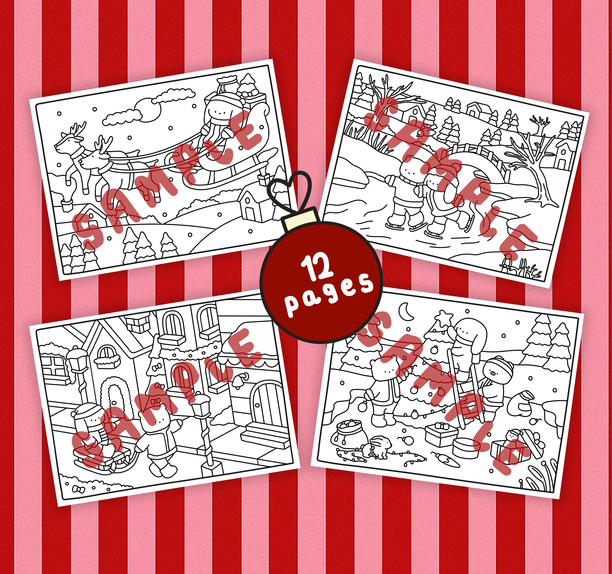Digital Download Bowy's 12 Days of Christmas